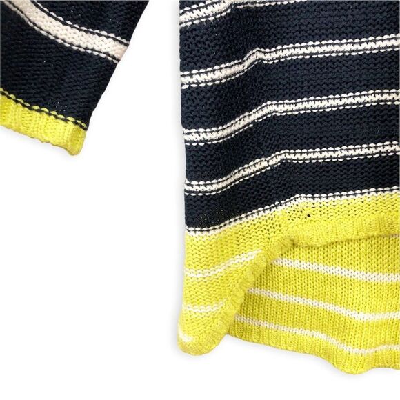 RD Style Colorblock Striped Open Knit Sweater - Picture 8 of 9